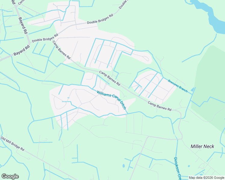 map of restaurants, bars, coffee shops, grocery stores, and more near 30118 Islander Beach Road in Frankford