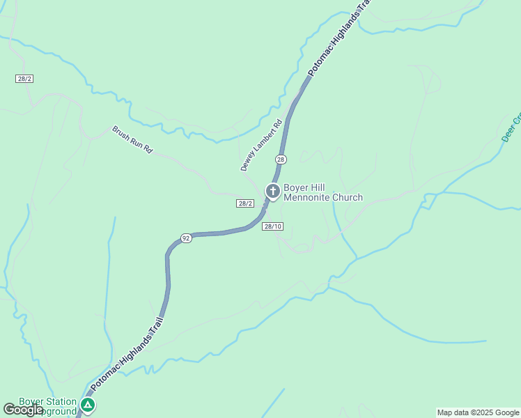 map of restaurants, bars, coffee shops, grocery stores, and more near 12260 Potomac Highlands Trail in Arbovale