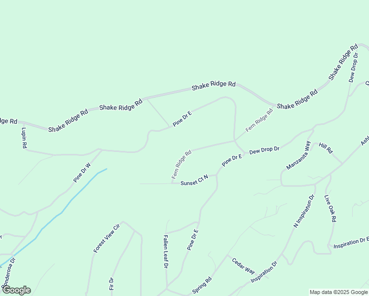 map of restaurants, bars, coffee shops, grocery stores, and more near 26555 Fern Ridge Road in Pioneer