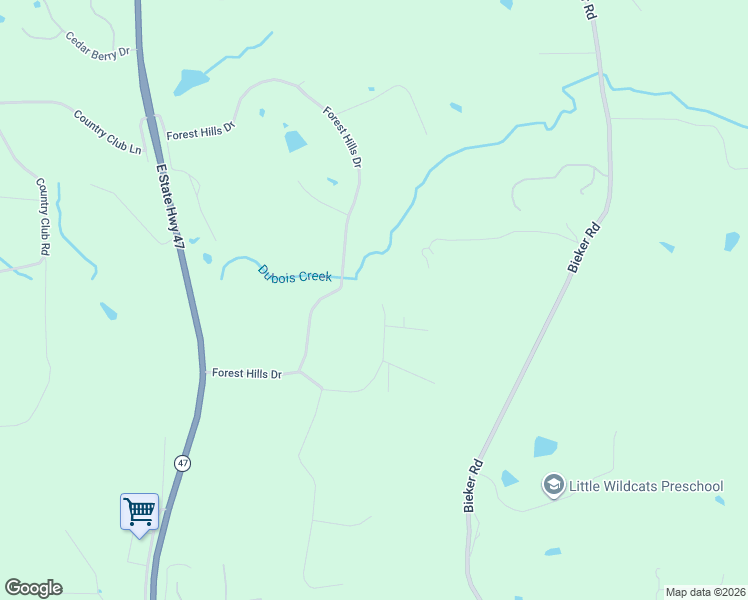 map of restaurants, bars, coffee shops, grocery stores, and more near 14 Oak Hills Drive in Washington