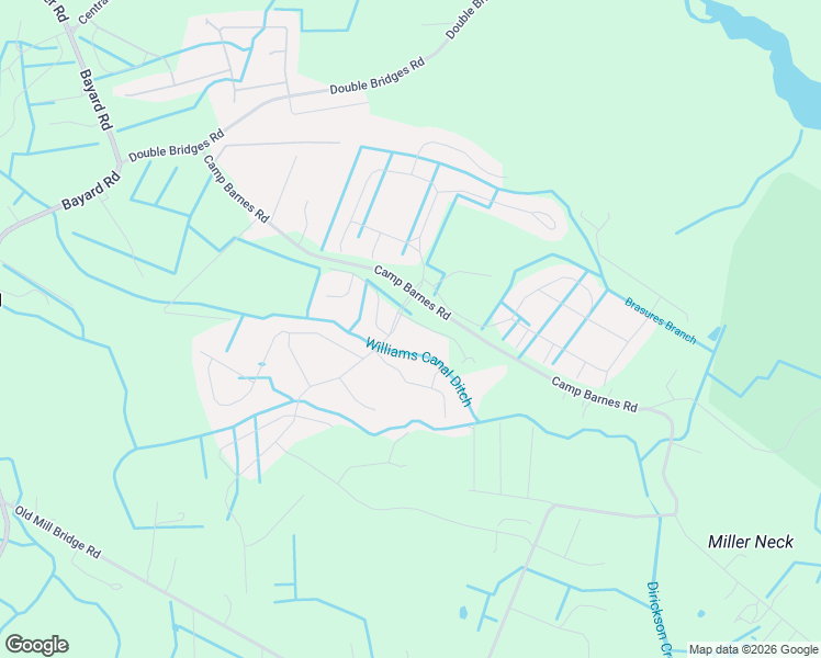 map of restaurants, bars, coffee shops, grocery stores, and more near 30118 Islander Beach Road in Frankford