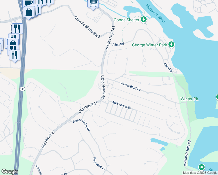 map of restaurants, bars, coffee shops, grocery stores, and more near 651 Green Jade Drive in Fenton