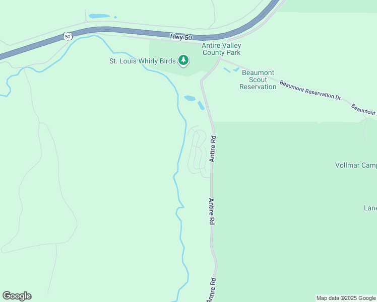 map of restaurants, bars, coffee shops, grocery stores, and more near 1445 Creekside Drive in High Ridge