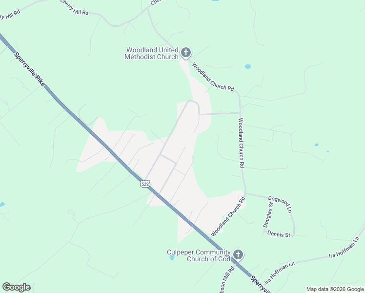 map of restaurants, bars, coffee shops, grocery stores, and more near 14443 General Longstreet Avenue in Culpeper