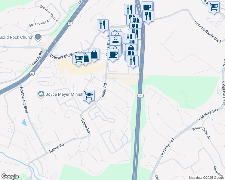 map of restaurants, bars, coffee shops, grocery stores, and more near 666 Silver Maple Drive in Fenton