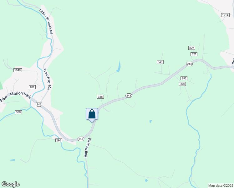 map of restaurants, bars, coffee shops, grocery stores, and more near 38 Pvt Dr 2769 St Rt 243 in Ironton