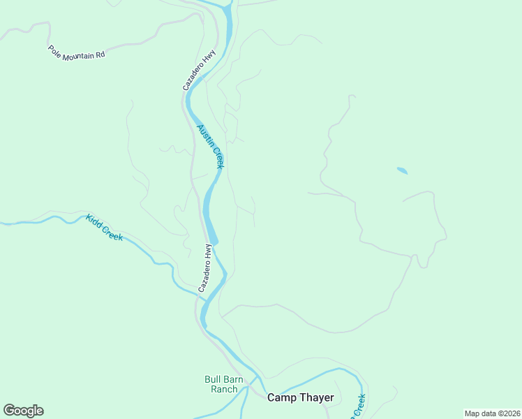 map of restaurants, bars, coffee shops, grocery stores, and more near 9 Rosewood Circle in Cazadero