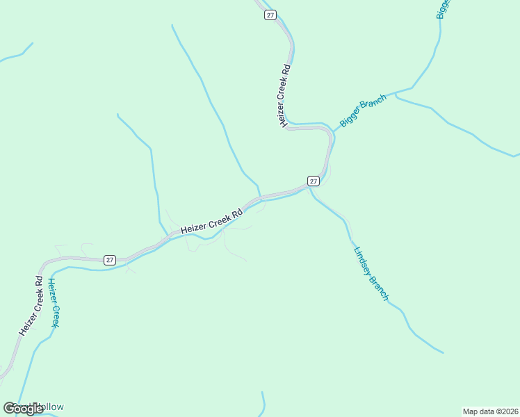 map of restaurants, bars, coffee shops, grocery stores, and more near 3178 Heizer Creek Road in Poca