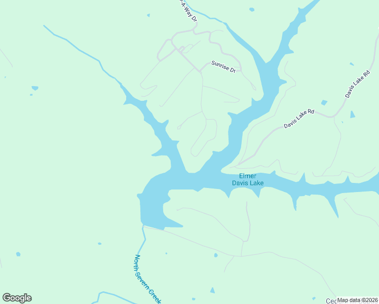 map of restaurants, bars, coffee shops, grocery stores, and more near 1590 Hide-A-Way Drive in Owenton