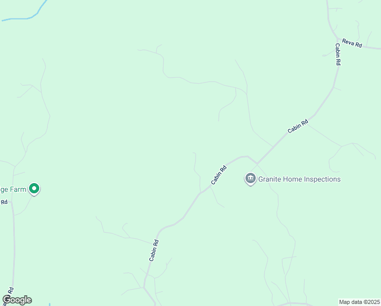 map of restaurants, bars, coffee shops, grocery stores, and more near 3599 Cabin Road in Reva