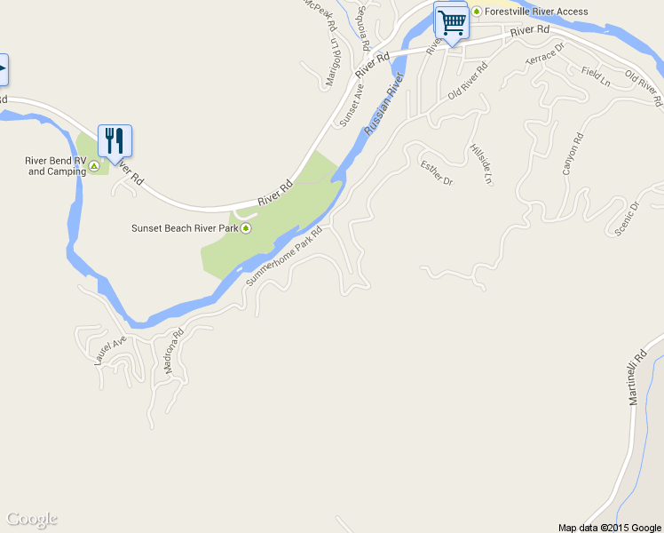 map of restaurants, bars, coffee shops, grocery stores, and more near 11147 Terrace Drive in Forestville