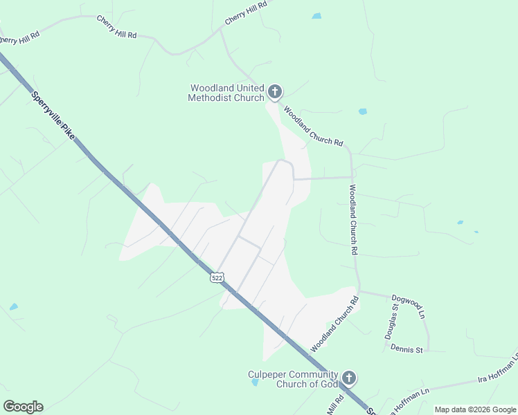 map of restaurants, bars, coffee shops, grocery stores, and more near 14443 General Longstreet Avenue in Culpeper