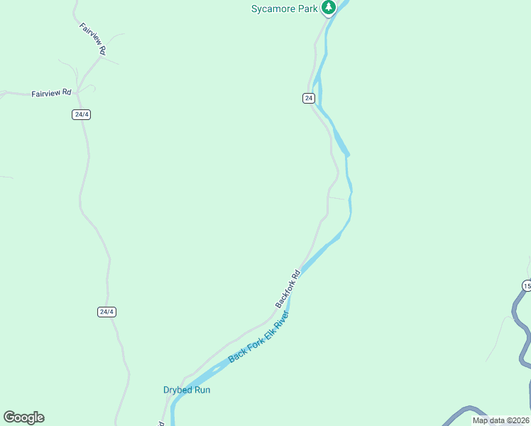 map of restaurants, bars, coffee shops, grocery stores, and more near 24 Bergoo Road in Webster Springs