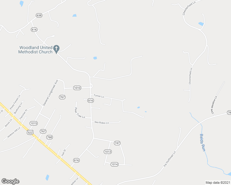 map of restaurants, bars, coffee shops, grocery stores, and more near 12045 Turner Lane in Culpeper