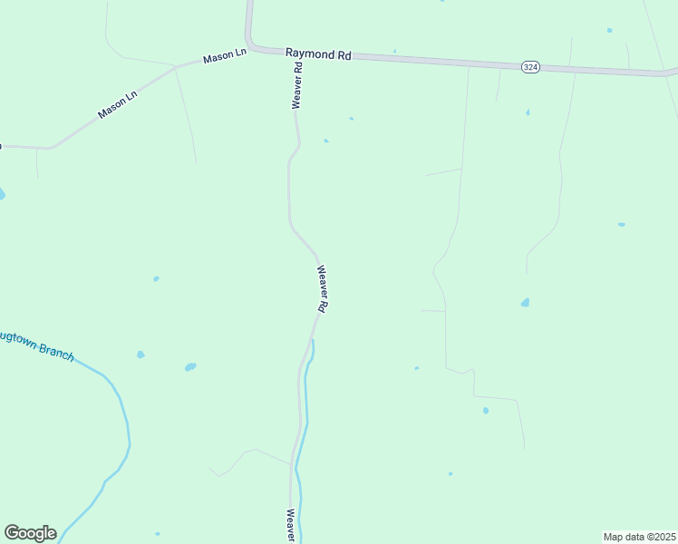 map of restaurants, bars, coffee shops, grocery stores, and more near Weaver Road in Mayslick