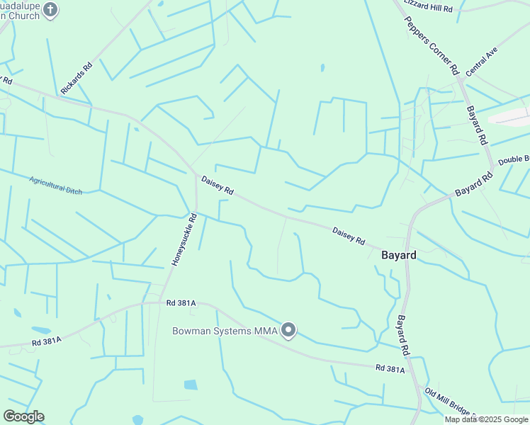 map of restaurants, bars, coffee shops, grocery stores, and more near 34632 Daisey Road in Frankford