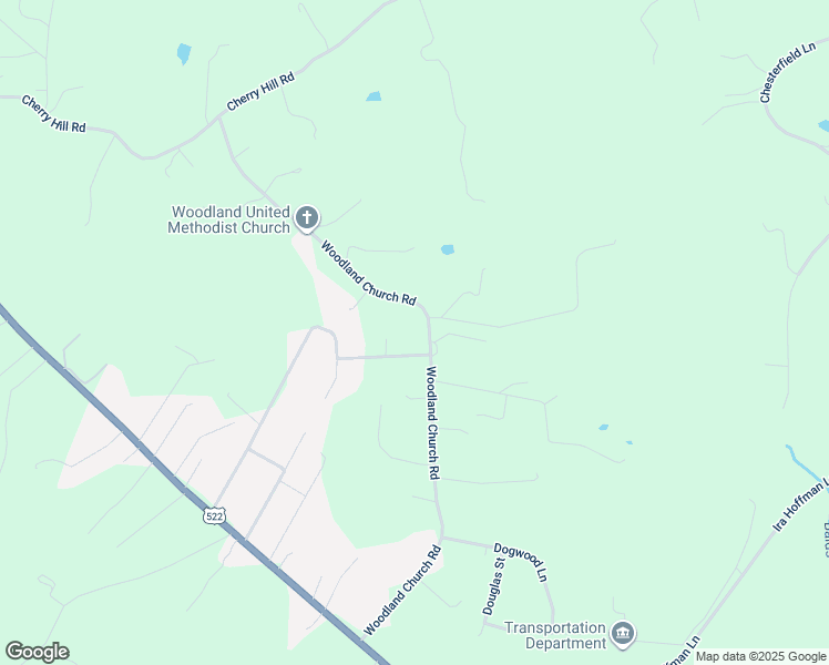 map of restaurants, bars, coffee shops, grocery stores, and more near 14466 Woodland Church Road in Culpeper