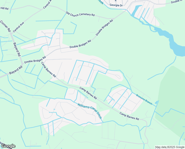 map of restaurants, bars, coffee shops, grocery stores, and more near 36234 Watch Hill Road in Frankford