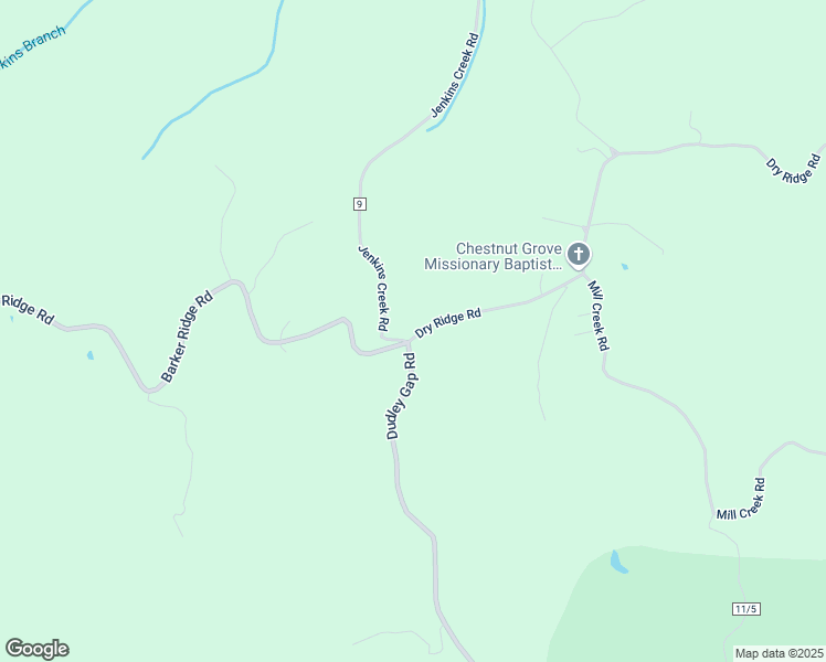map of restaurants, bars, coffee shops, grocery stores, and more near 10307 Dry Ridge Road in Milton