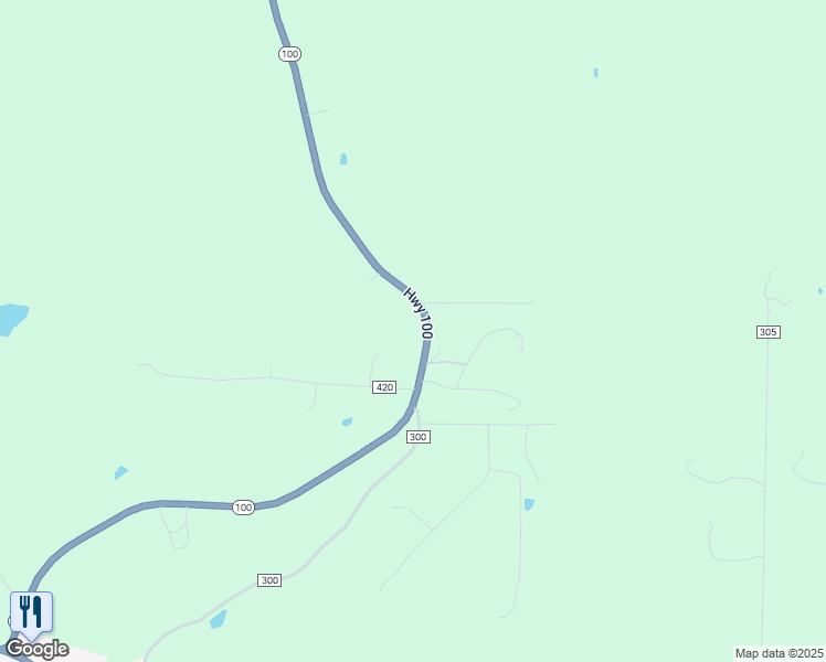 map of restaurants, bars, coffee shops, grocery stores, and more near Highway 100 in Linn