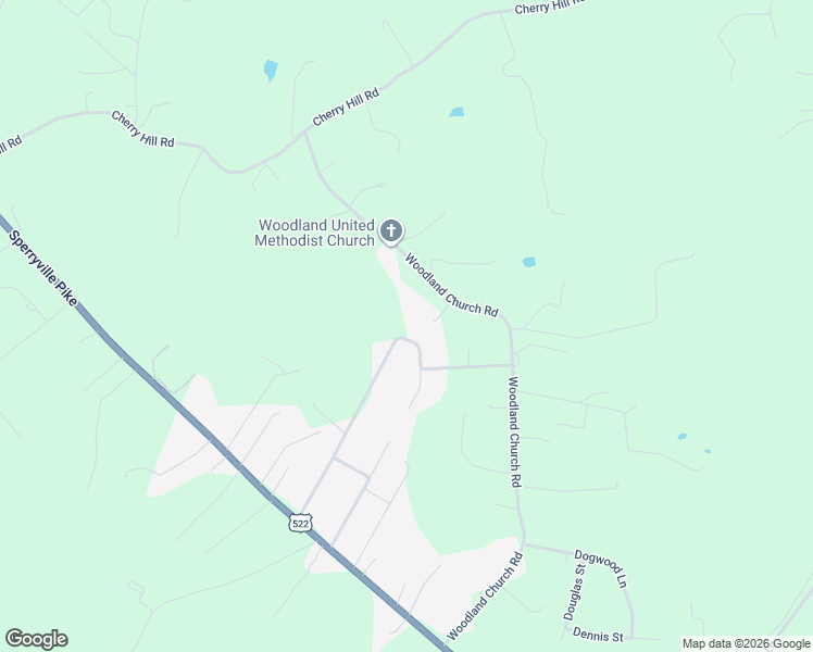 map of restaurants, bars, coffee shops, grocery stores, and more near 14364 Woodland Church Road in Culpeper