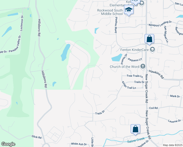 map of restaurants, bars, coffee shops, grocery stores, and more near 1221 Birch Meadow Ct in Fenton