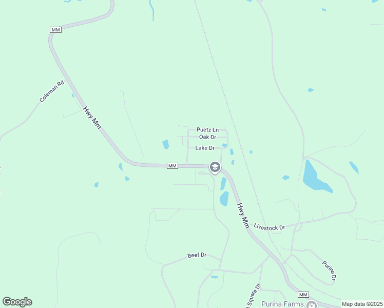 map of restaurants, bars, coffee shops, grocery stores, and more near 793 Sunset Maple Drive in Gray Summit