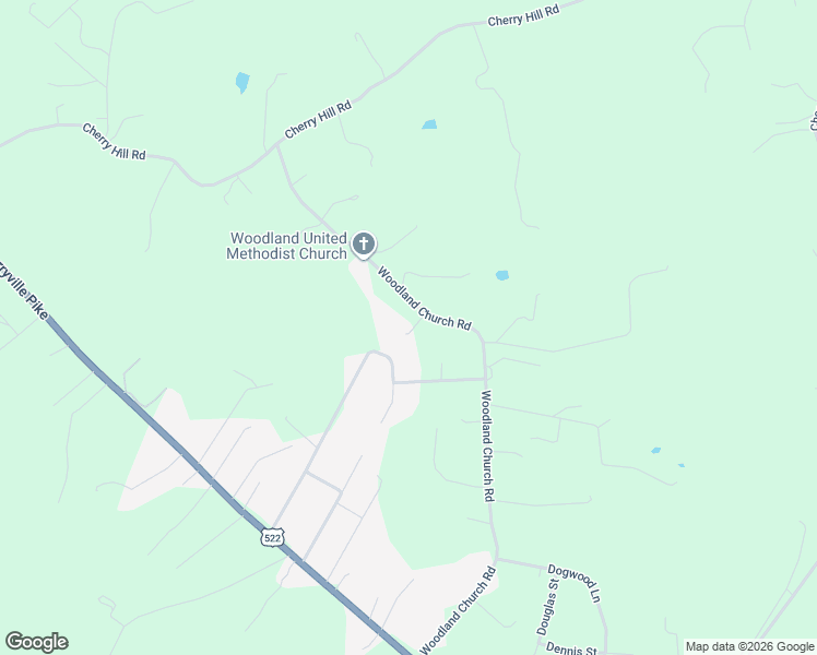 map of restaurants, bars, coffee shops, grocery stores, and more near 14364 Woodland Church Road in Culpeper