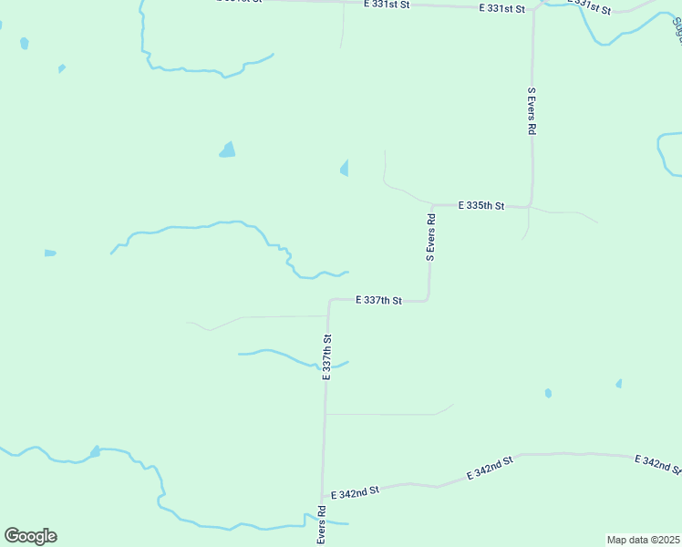 map of restaurants, bars, coffee shops, grocery stores, and more near 30400 East 337th Street in Garden City
