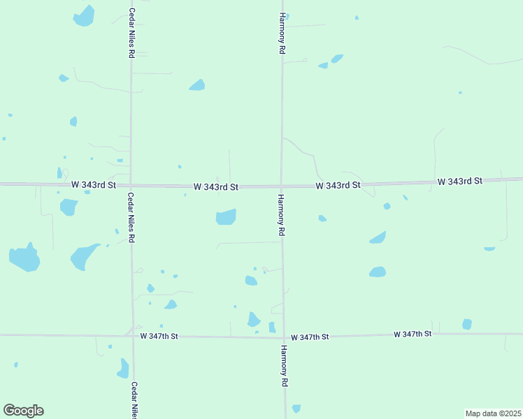 map of restaurants, bars, coffee shops, grocery stores, and more near 25651 West 343rd Street in Paola