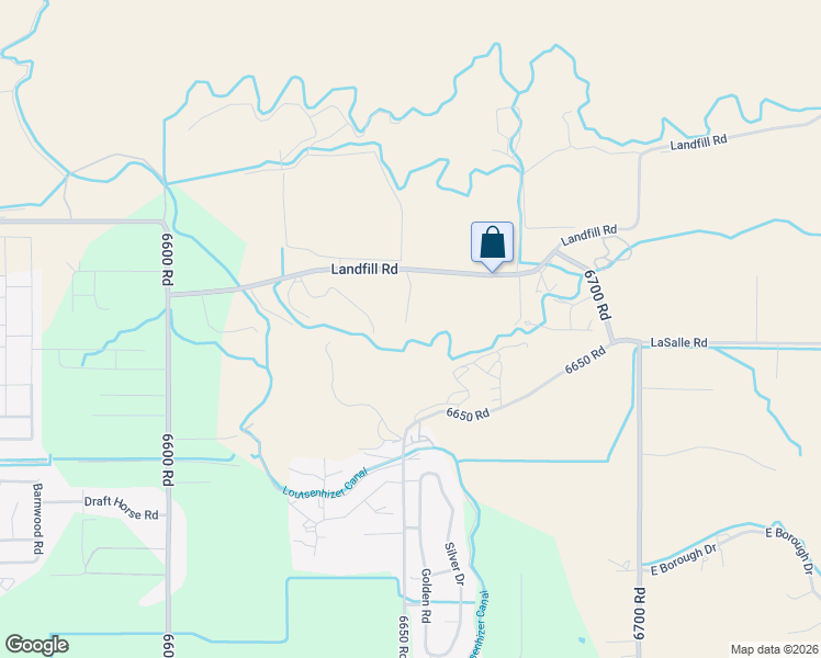 map of restaurants, bars, coffee shops, grocery stores, and more near 66604 Landfill Road in Montrose
