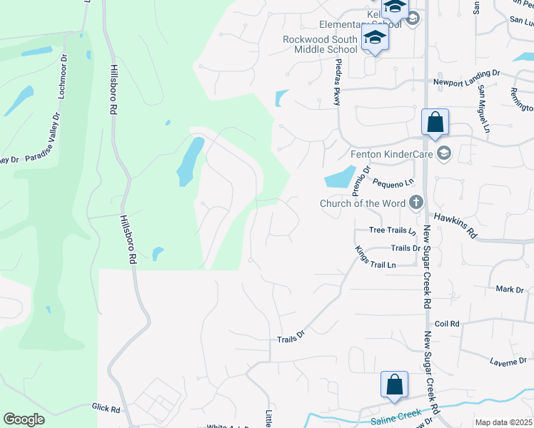 map of restaurants, bars, coffee shops, grocery stores, and more near 1221 Birch Meadow Court in Fenton