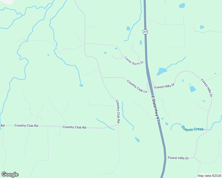 map of restaurants, bars, coffee shops, grocery stores, and more near 5716 Country Club Road in Washington