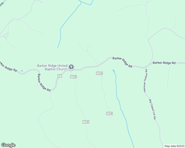 map of restaurants, bars, coffee shops, grocery stores, and more near 9243 Barkers Ridge Road in Ona