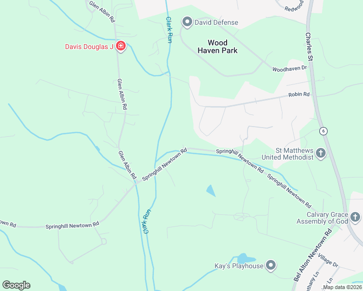 map of restaurants, bars, coffee shops, grocery stores, and more near 10222 Springhill Newtown Road in La Plata