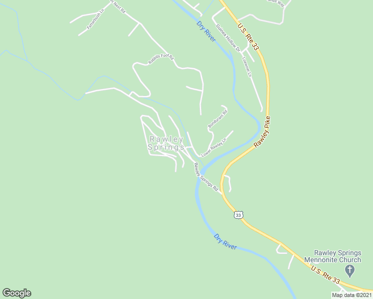 map of restaurants, bars, coffee shops, grocery stores, and more near 11688 Gum Run Trail in Hinton