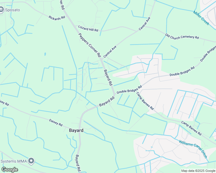 map of restaurants, bars, coffee shops, grocery stores, and more near 35721 Privy Lane in Frankford