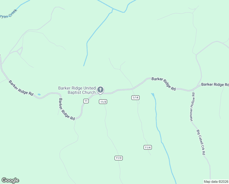 map of restaurants, bars, coffee shops, grocery stores, and more near 9239 Barker Ridge Church Road in Ona