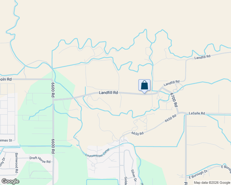 map of restaurants, bars, coffee shops, grocery stores, and more near 66604 Landfill Road in Montrose