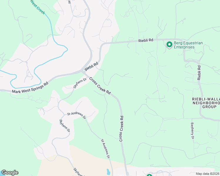 map of restaurants, bars, coffee shops, grocery stores, and more near 1055 Sundown Trail in Santa Rosa