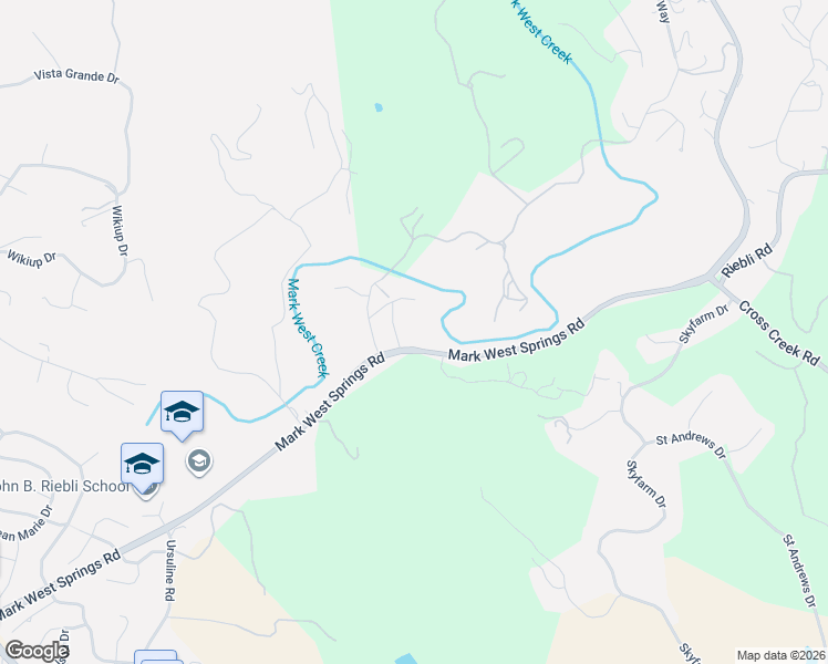 map of restaurants, bars, coffee shops, grocery stores, and more near 789 Mark West Springs Road in Santa Rosa