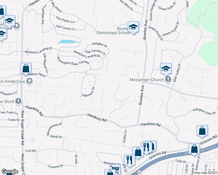 map of restaurants, bars, coffee shops, grocery stores, and more near 272 Loggers Trail in Fenton