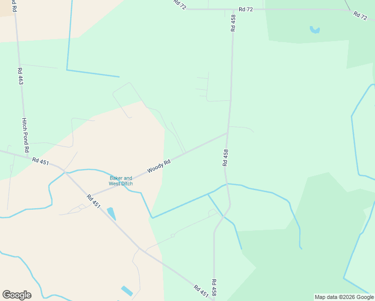 map of restaurants, bars, coffee shops, grocery stores, and more near 14975 Woody Road in Laurel
