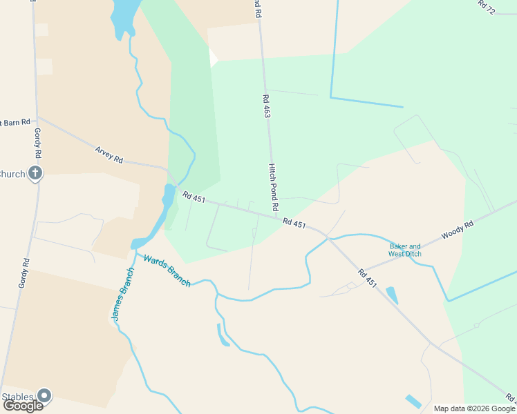 map of restaurants, bars, coffee shops, grocery stores, and more near 14191 Arvey Road in Laurel