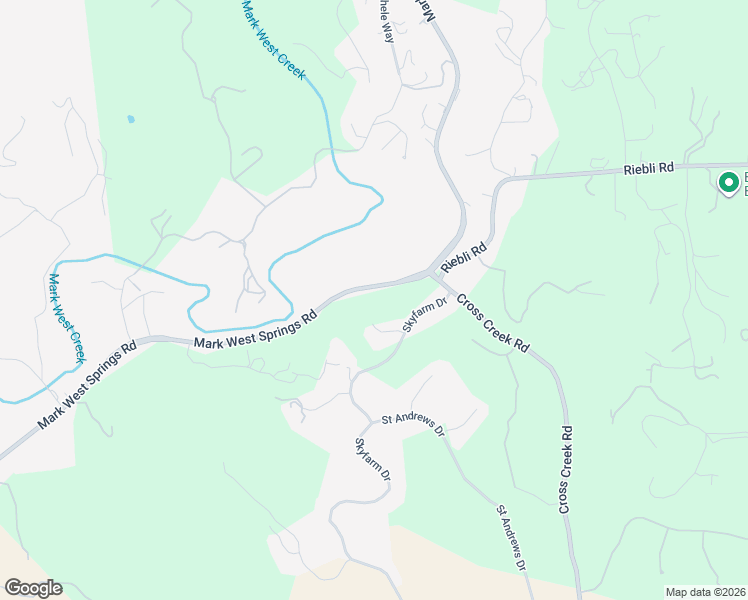 map of restaurants, bars, coffee shops, grocery stores, and more near 4005 Split Rail Court in Santa Rosa