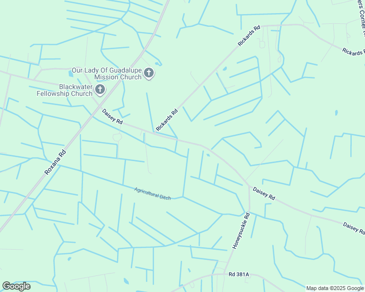 map of restaurants, bars, coffee shops, grocery stores, and more near 34252 Daisey Road in Frankford