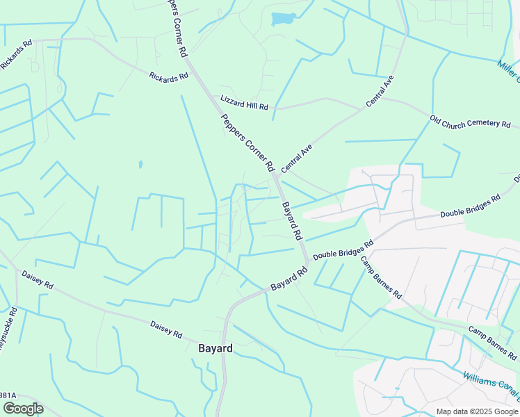 map of restaurants, bars, coffee shops, grocery stores, and more near 36262 Windsor Park Drive in Frankford