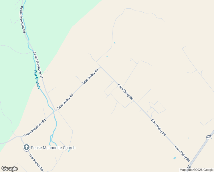 map of restaurants, bars, coffee shops, grocery stores, and more near 8423 Eden Valley Road in Harrisonburg