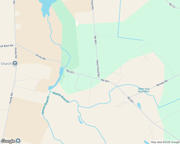 map of restaurants, bars, coffee shops, grocery stores, and more near 14191 Arvey Road in Laurel