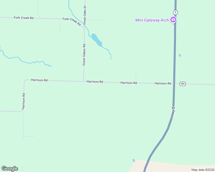 map of restaurants, bars, coffee shops, grocery stores, and more near 13868 Harrison Road in Versailles